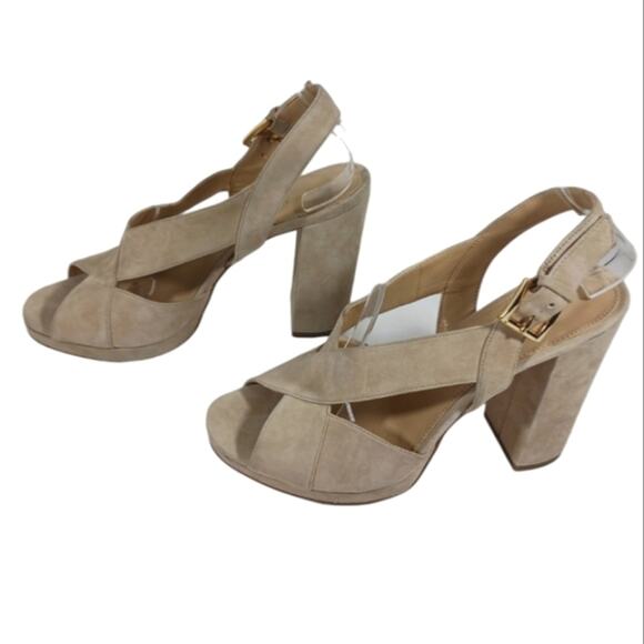 MICHAEL Michael Kors Becky Sandals GUC $180 size 8M    S2512 - Picture 8 of 11